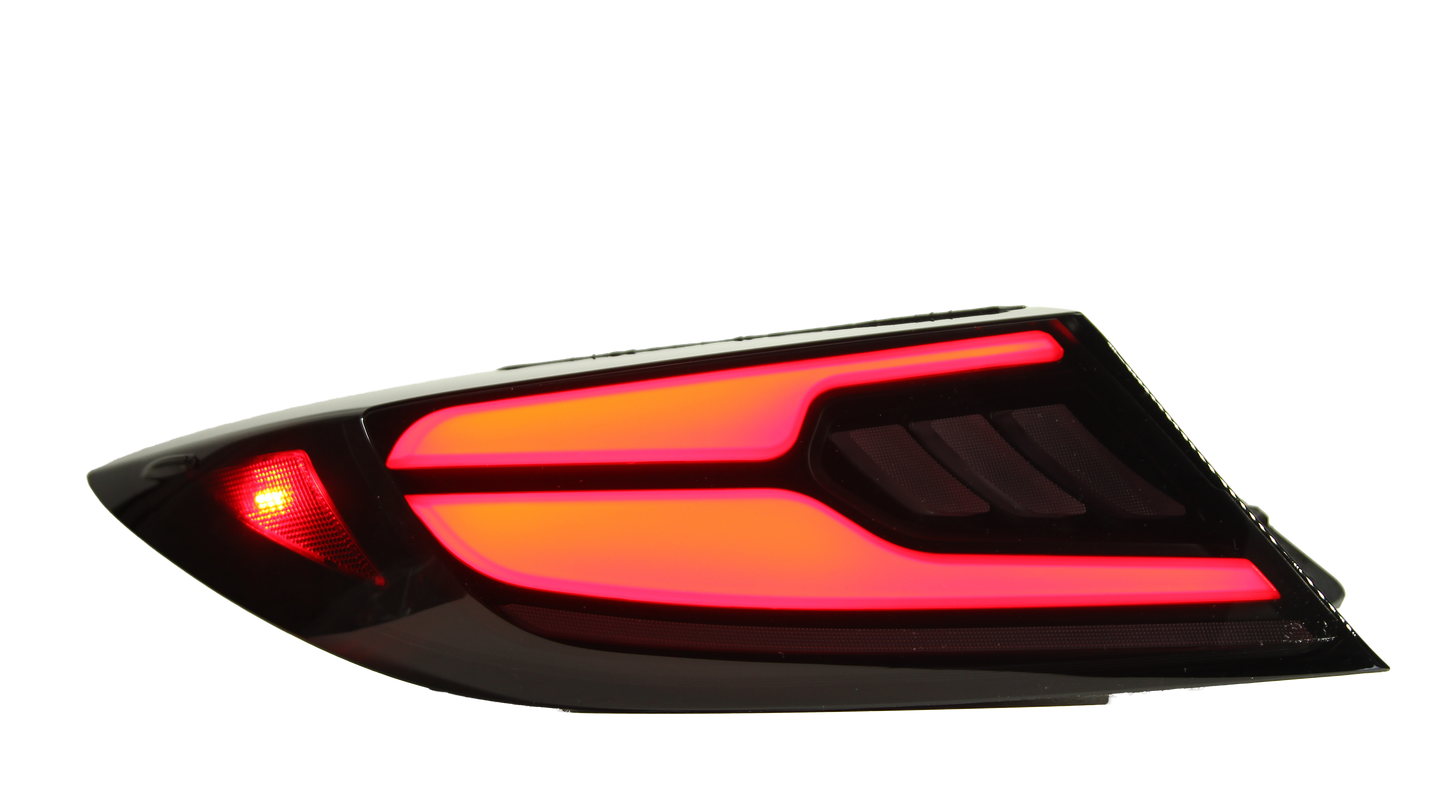 OLM Raiden LED Taillights (Smoke Lens/Red Bar) - 2022+ GR86 / BRZ