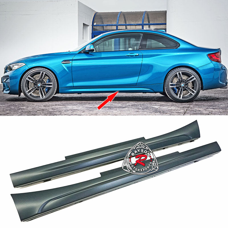 M2 Style Side Skirts For 2014-2021 BMW 2-Series (F22/F23)