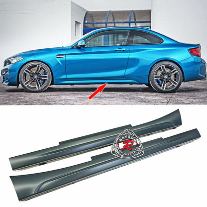 M2 Style Side Skirts For 2014-2021 BMW 2-Series (F22/F23)