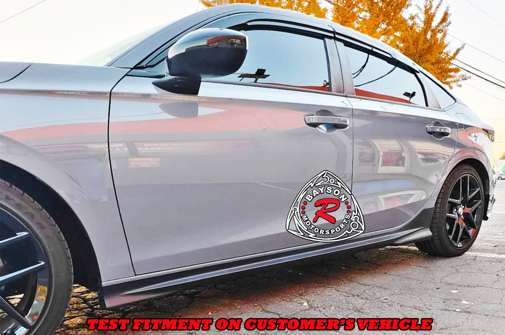 MU Style Side Skirts For 2022-2025 Honda Civic (Non-Type R FL5)
