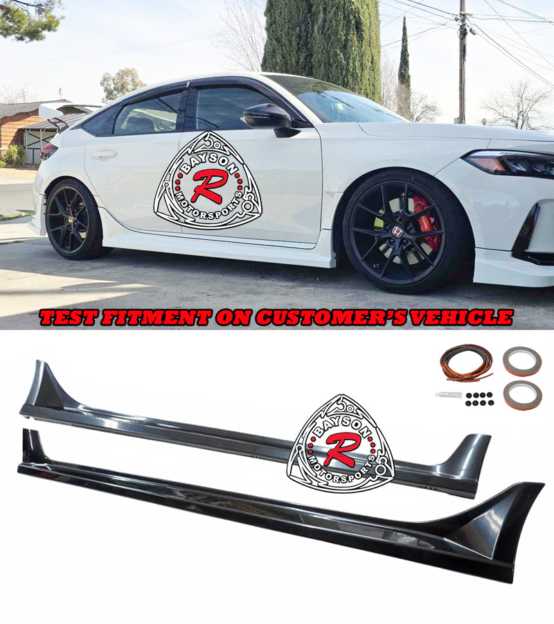 MU Style Side Skirts For 2023-2026 Honda Civic Type R (FL5)