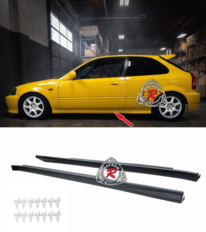 OE Style Rocker Panel (Replacement) For 1996-2000 Honda Civic (2Dr Coupe/3Dr Hatchback)