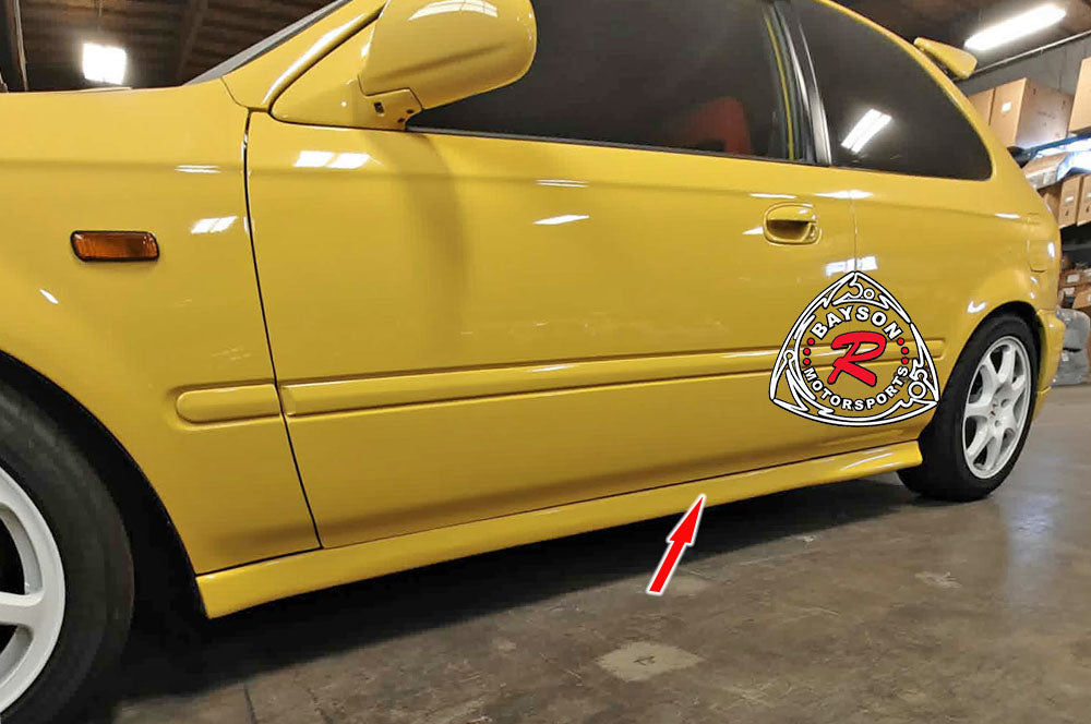 OE Style Rocker Panel (Replacement) For 1996-2000 Honda Civic (2Dr Coupe/3Dr Hatchback)
