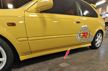 OE Style Rocker Panel (Replacement) For 1996-2000 Honda Civic (2Dr Coupe/3Dr Hatchback)