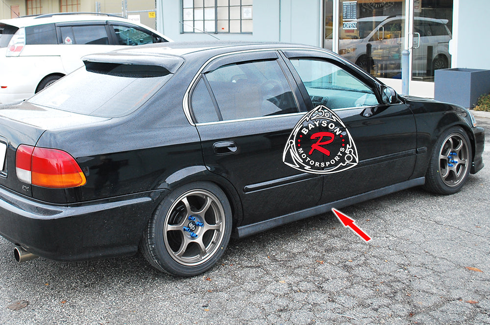 OE Style Rocker Panel (Replacement) For 1996-2000 Honda Civic (4Dr Sedan)