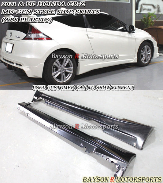 MU Style Side Skirts For 2011-2015 Honda CR-Z
