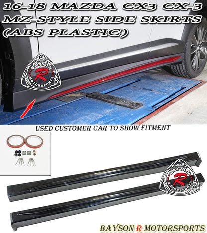 MZ Style Side Skirts For 2016-2021 Mazda CX-3