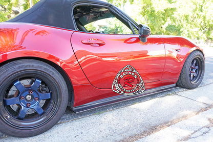 A Style Side Skirts Extension (Carbon Fiber) For 2016-2024 Mazda Miata