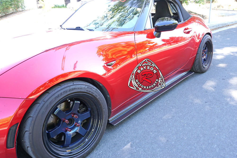 A Style Side Skirts Extension (Carbon Fiber) For 2016-2024 Mazda Miata
