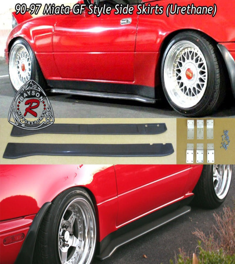 GF Style Side Skirts For 1990-1997 Mazda MX-5 Miata