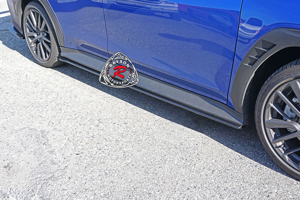ST Style Side Skirt Extensions (ABS Plastic) For 2022-2026 Subaru WRX