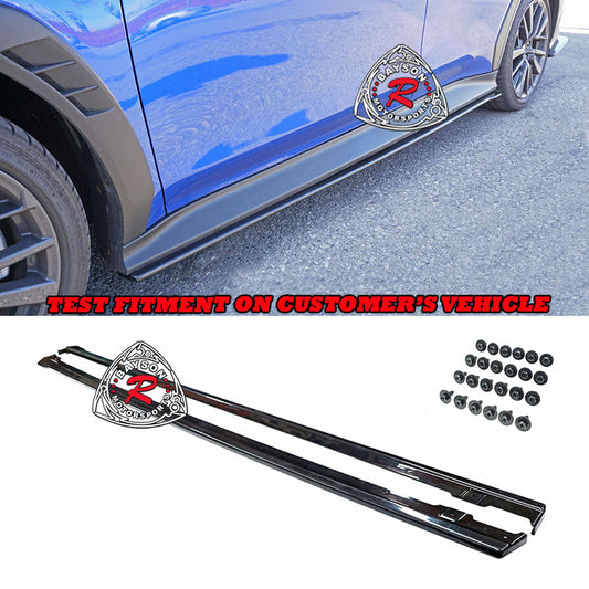 ST Style Side Skirt Extensions (ABS Plastic) For 2022-2026 Subaru WRX