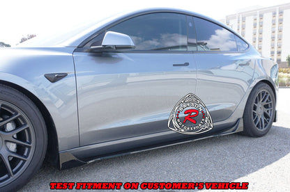 F Style Side Skirts For 2024-2025 Tesla Model-3
