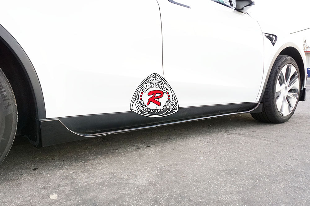F Style Side Skirts For 2020-2024 Tesla Model-Y