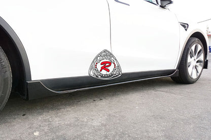 F Style Side Skirts For 2020-2024 Tesla Model-Y