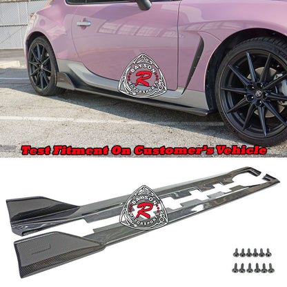 TM Style Side Skirts (Carbon Fiber) For 2022-2026 Subaru BRZ