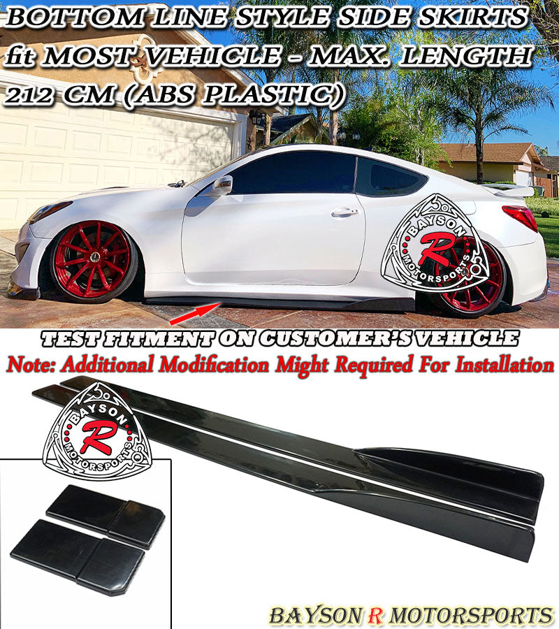 Bottom Line Style Side Skirts Fit Most Vehicle (Max Length 212 cm)