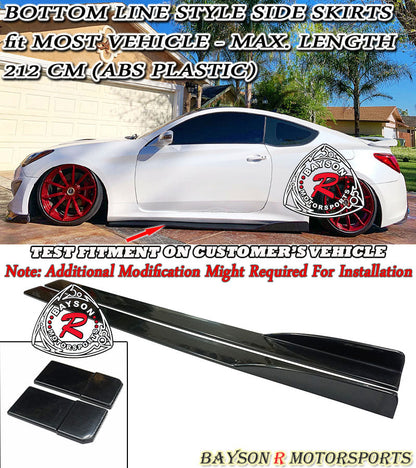 Bottom Line Style Side Skirts Fit Most Vehicle (Max Length 212 cm)