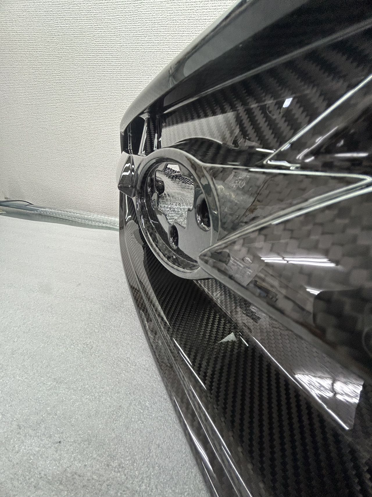 OLM LE Carbon Fiber Front Alpha Grille - 2022-2025 WRX