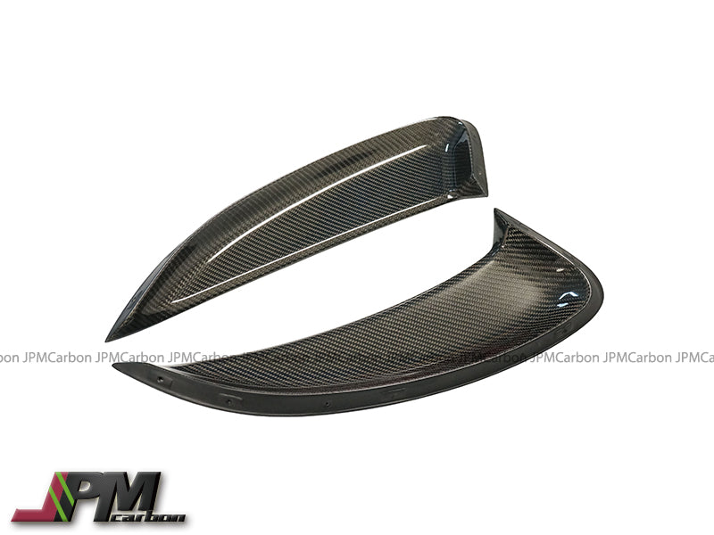 [JPMCarbon] GT4 Style Side Scoops w/ Logo (Carbon Fiber) For 2013-2016 Porsche Cayman / Boxster (981)