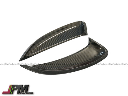 [JPMCarbon] GT4 Style Side Scoops w/ Logo (Carbon Fiber) For 2013-2016 Porsche Cayman / Boxster (981)