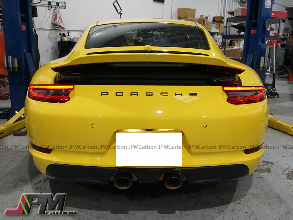 Euro Style LED Sequential Tail Lights (Red/Clear) For 2017-2019 Porsche 991.2
