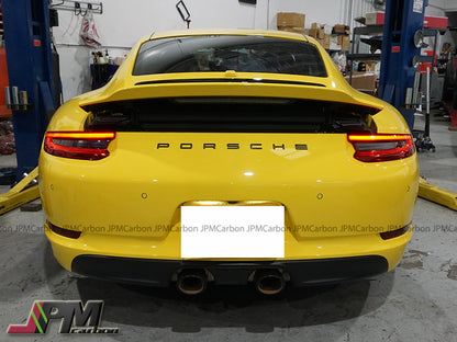 Euro Style LED Sequential Tail Lights (Red/Clear) For 2017-2019 Porsche 991.2