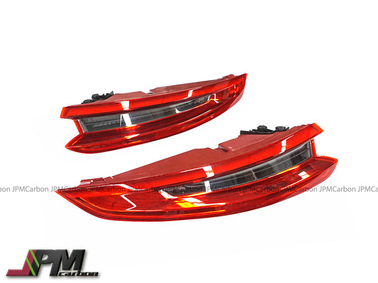 Euro Style LED Sequential Tail Lights (Red/Clear) For 2017-2019 Porsche 991.2