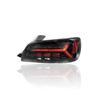 JDM Style LED Sequential Tail Lights (Black Chrome Housing) For 2000-2003 Honda S2000 (AP1)