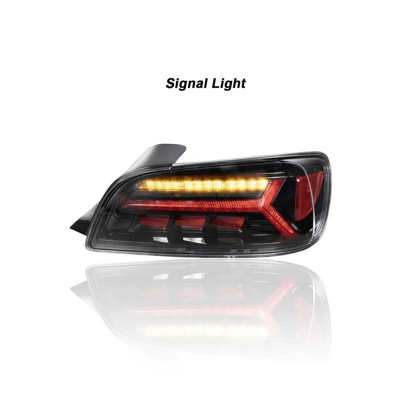 JDM Style LED Sequential Tail Lights (Black Chrome Housing) For 2004-2009 Honda S2000 (AP2)