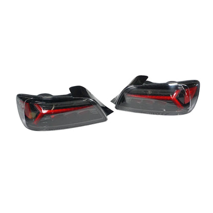 JDM Style LED Sequential Tail Lights (Black Chrome Housing) For 2004-2009 Honda S2000 (AP2)