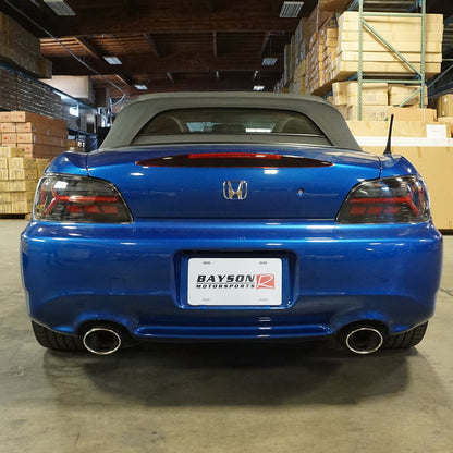 JDM Style LED Sequential Tail Lights (Black Chrome Housing) For 2004-2009 Honda S2000 (AP2)