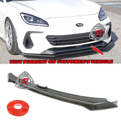 Front Bumper Insert (Carbon Fiber) For 2022-2026 Subaru BRZ