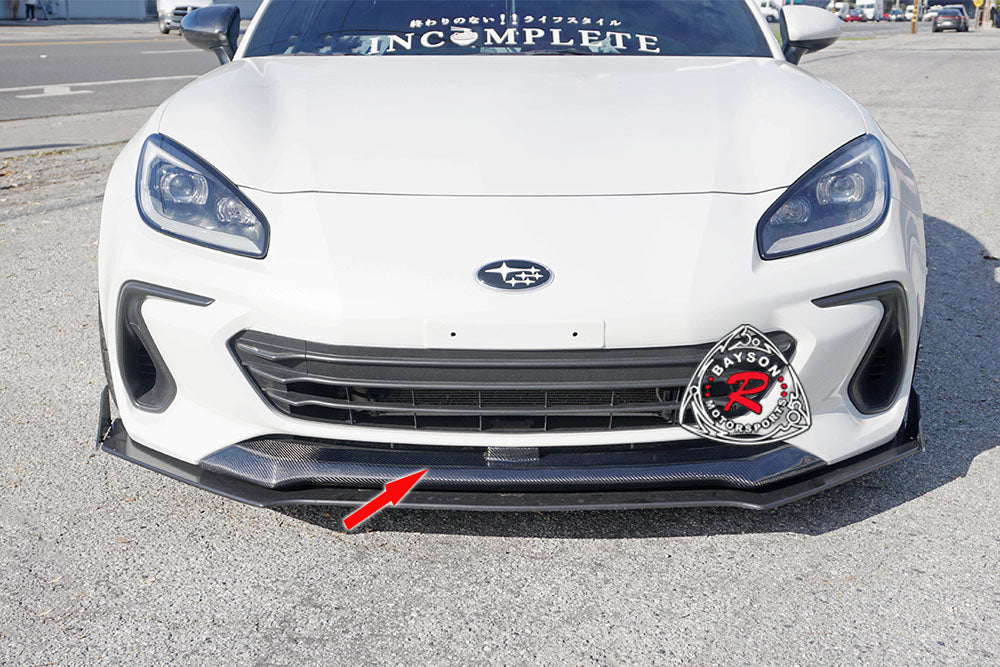 Front Bumper Insert (Carbon Fiber) For 2022-2026 Subaru BRZ