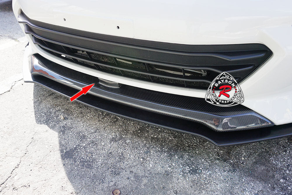 Front Bumper Insert (Carbon Fiber) For 2022-2026 Subaru BRZ