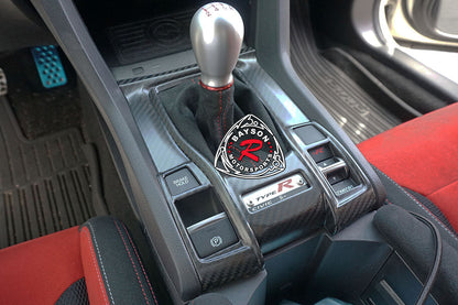 Shift Boot Cover (Dry Carbon - Matte) For 2017-2021 Honda Civic Type R (FK8)