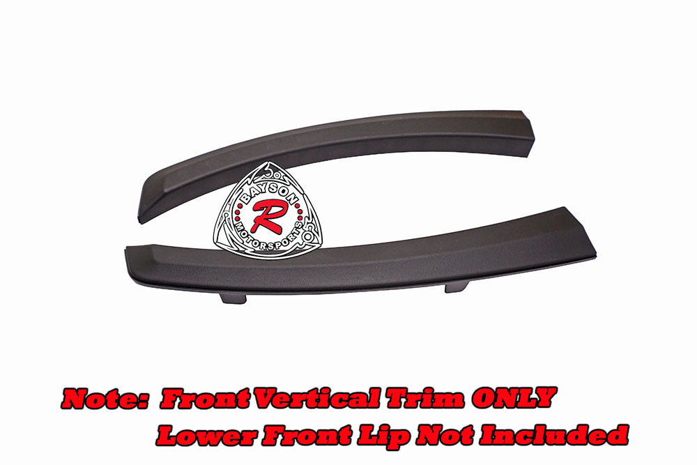 GT4 Style Front Lip Vertical Trim For 2015-2016 Porsche Cayman GT4/Boxster Spyder (981)