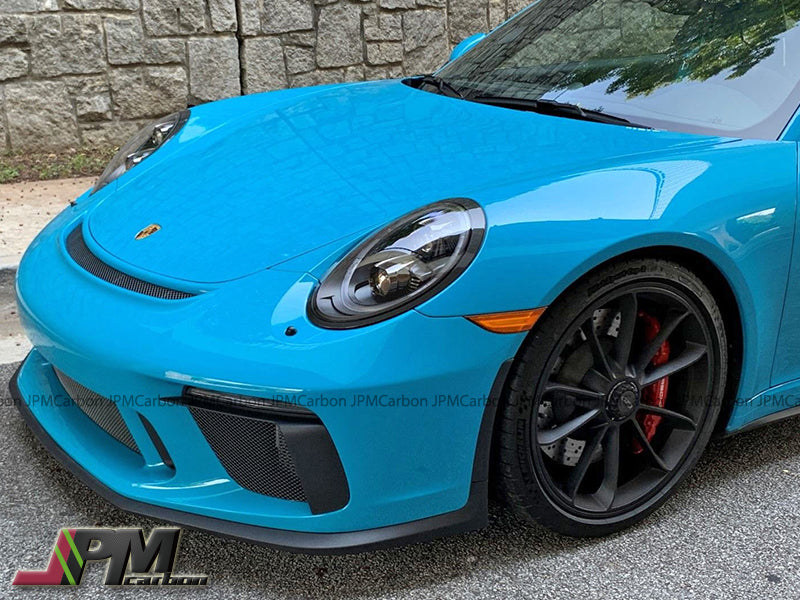 [JPMCarbon] GT3 Style Front Lip Vertical Trim For 2018-2019 Porsche GT3 991.2