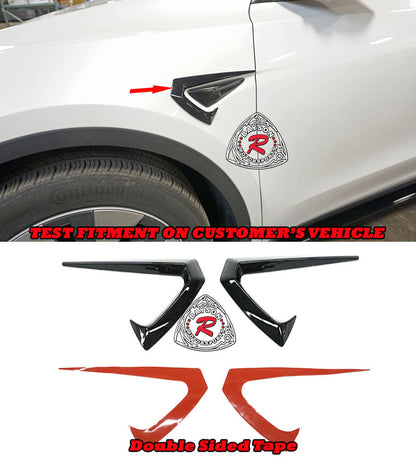 F Style Fender Trim For 2020-2024 Tesla Model-Y