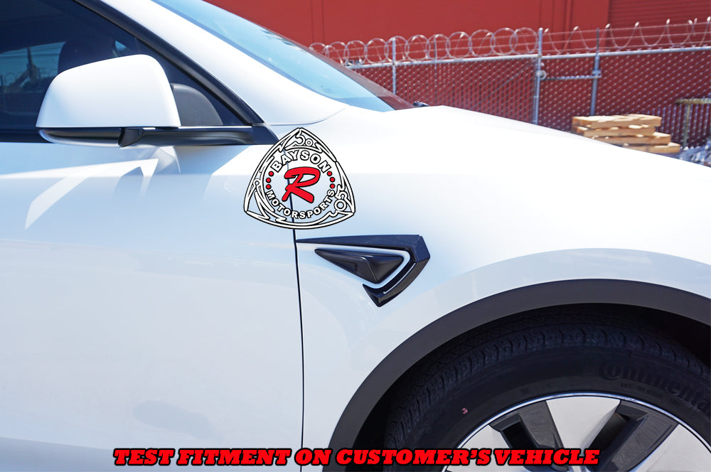 F Style Fender Trim For 2020-2024 Tesla Model-Y