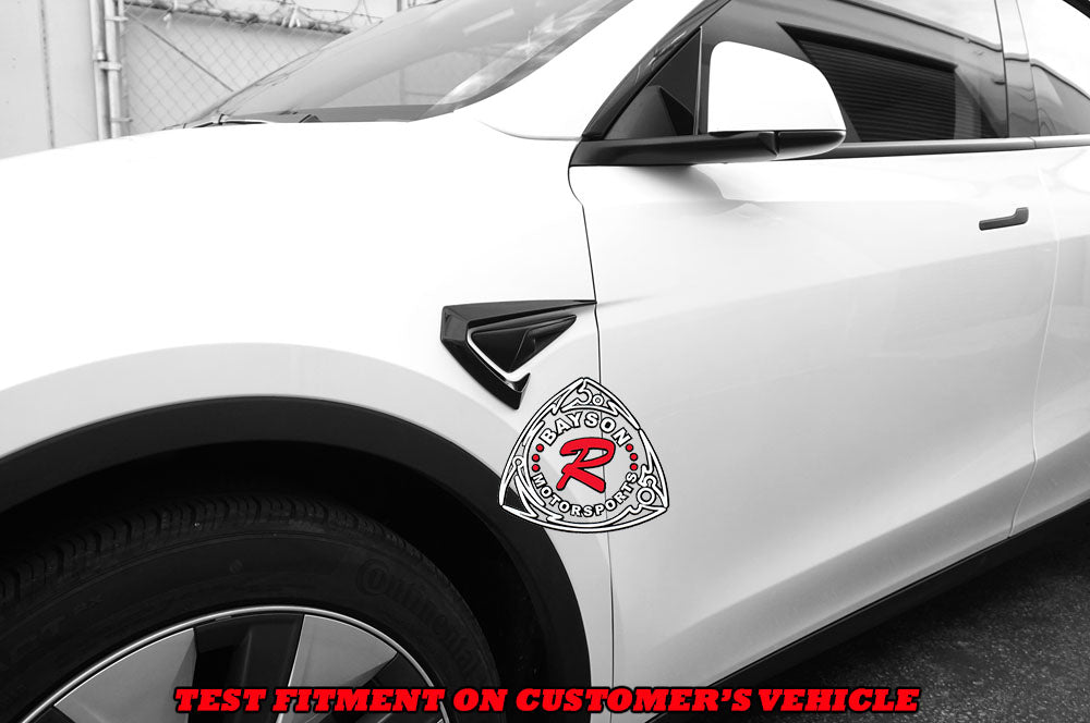 F Style Fender Trim For 2020-2024 Tesla Model-Y