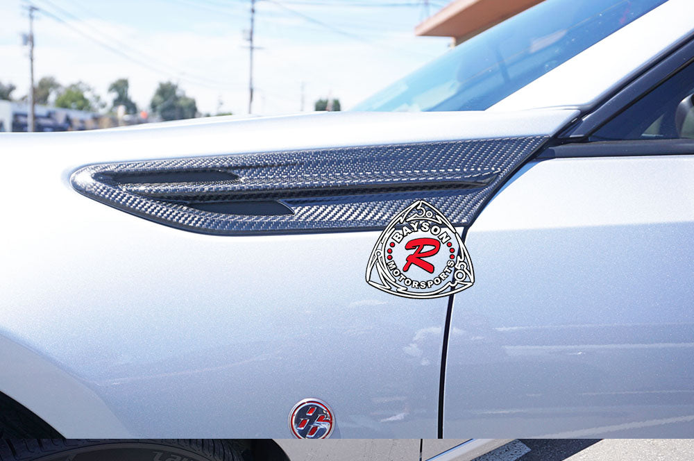 Fender Vents Add-On Insert (Dry Carbon Fiber) For 2017-2021 Toyota 86