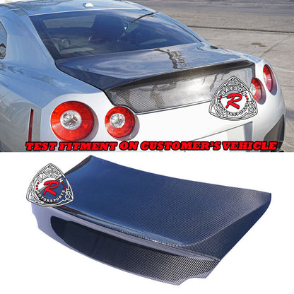 DT Style (Carbon Fiber) Trunk For 2009-2024 Nissan GTR (R35)