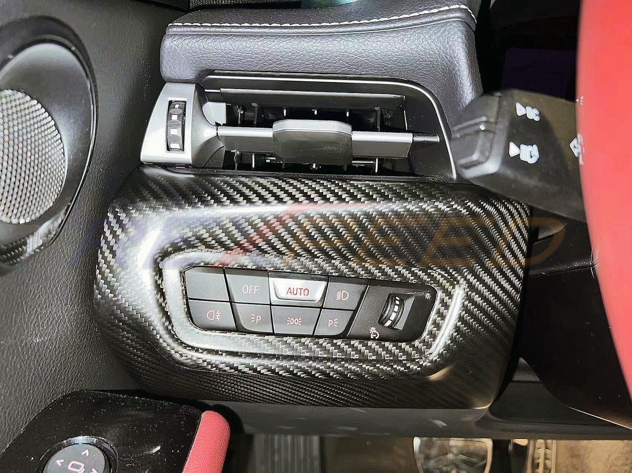 Rexpeed - Supra GR 2020+ Dry Carbon Light Button Trims-LHD Only