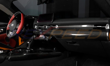 Rexpeed - Supra GR 2020+ Dry Carbon Passenger Dash Cover