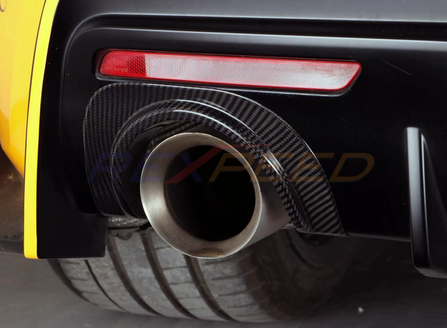Rexpeed - Supra GR 2020+ Dry Carbon Rear Bumper Exhaust Shield