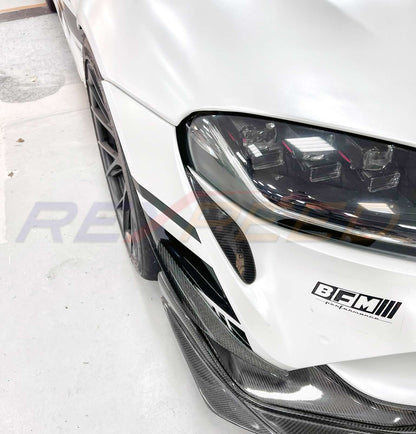 Rexpeed -  Supra GR 2020+ Dry Carbon Front Side Water Drop Garnish Covers