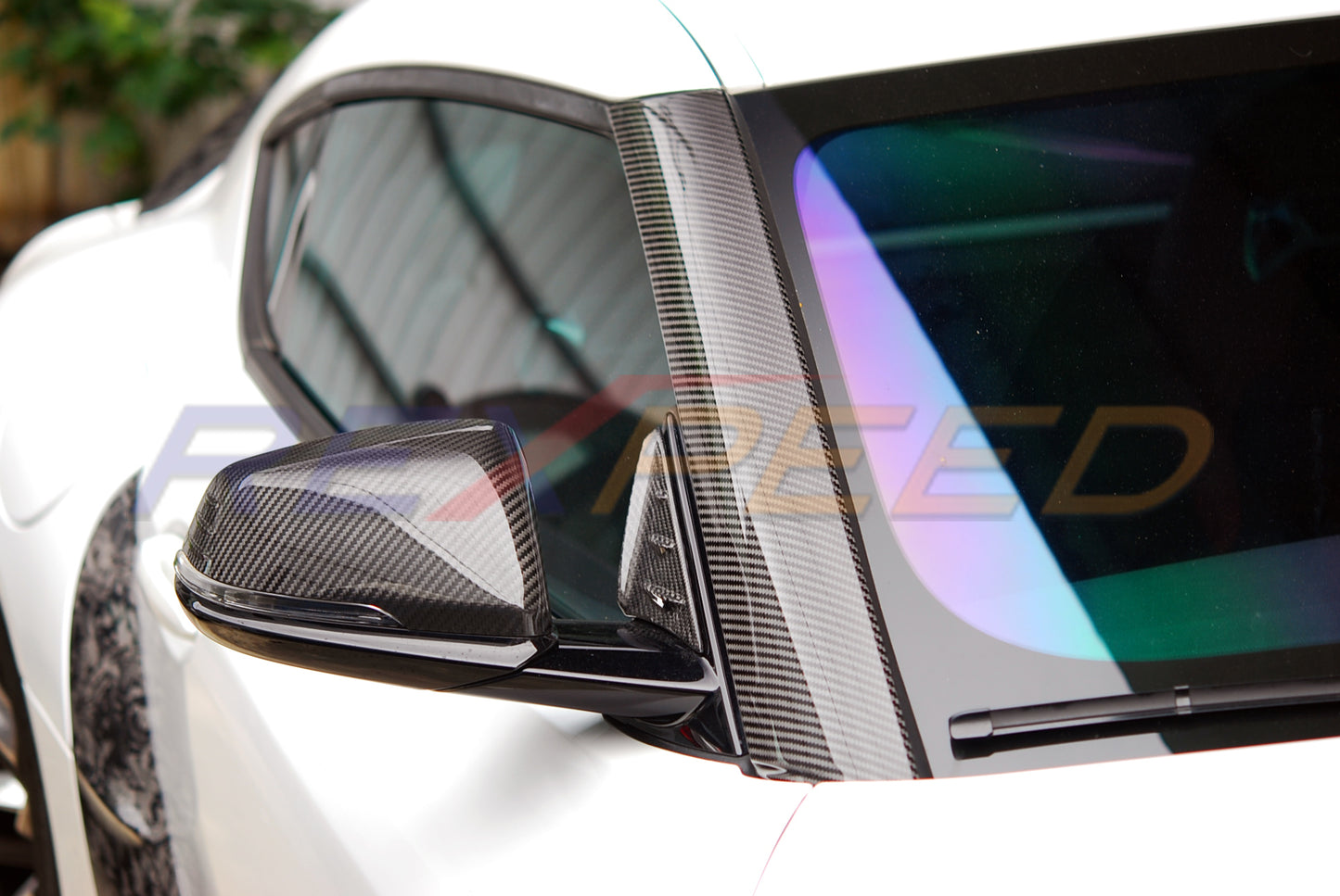 Rexpeed - Supra GR 2020+ Dry Carbon Exterior A Pillar Covers
