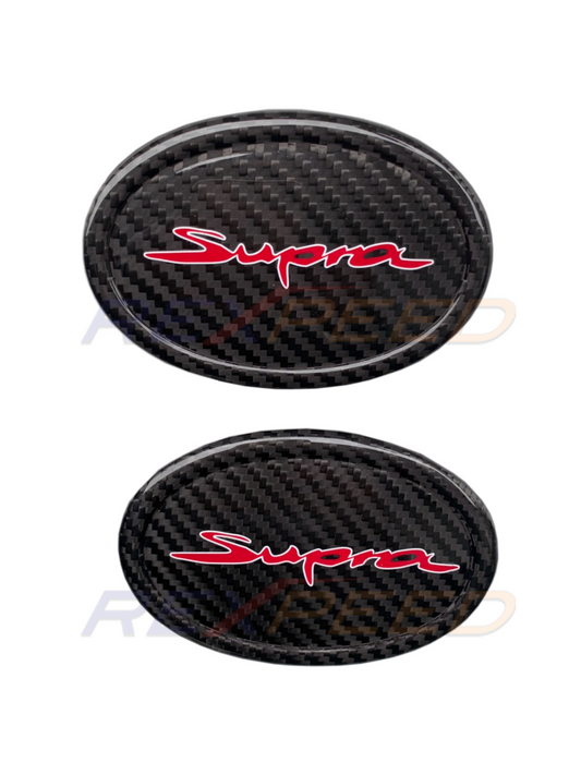 Rexpeed - Supra GR 2020+ Dry Carbon Emblem Covers