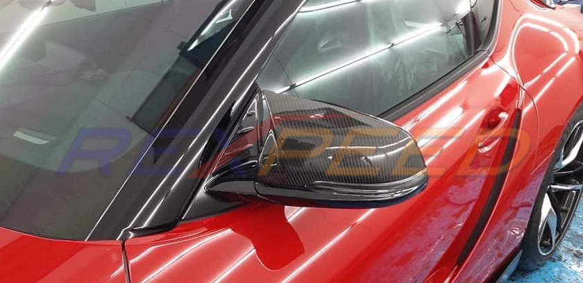 Rexpeed - Supra GR 2020+ Carbon Fiber Mirror Cap Full Replacements